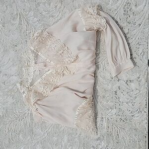 Vintage lace button up